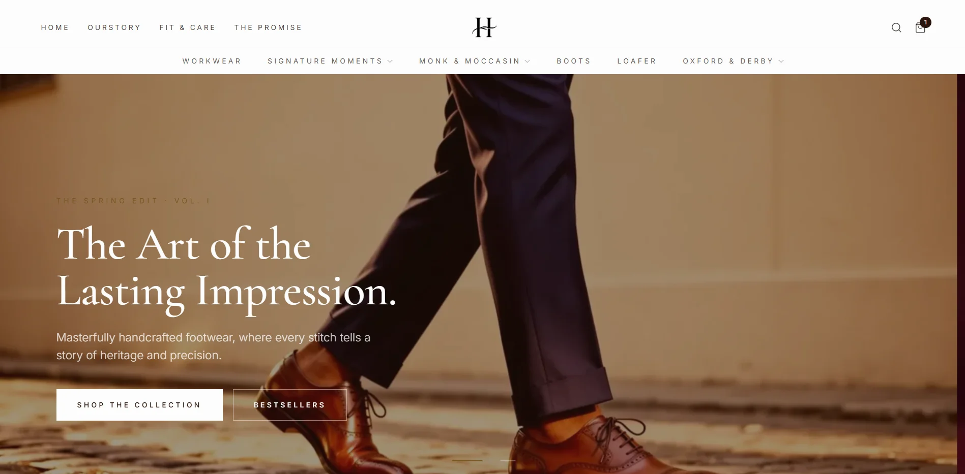Handcrafted Shoes — WebTech Studio Case Study